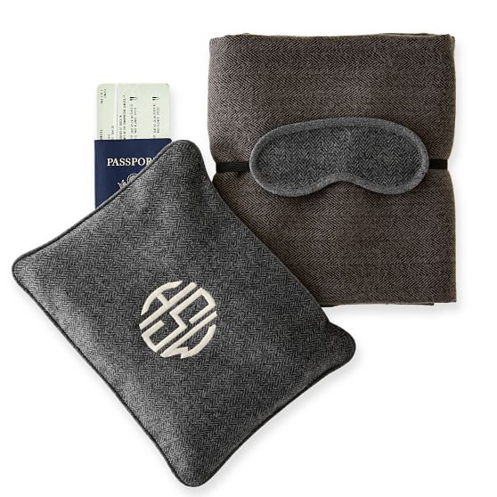 Travel Blanket and Eye Mask Set Mark and Graham