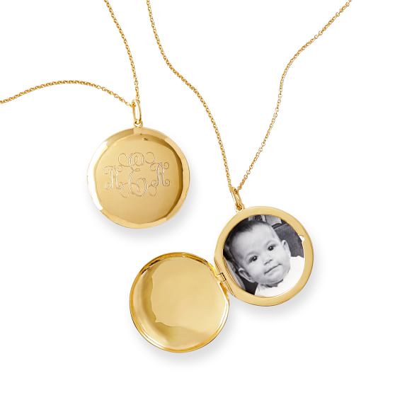 Classic Gold Locket Necklace | Mark and Graham